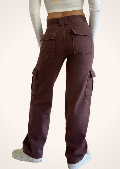 Brown Y2K Cargo Pants